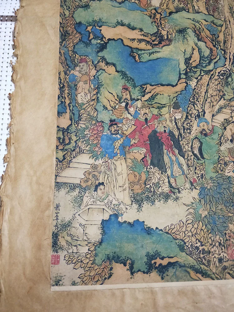 Book French painting calligraphy home decoration not loaded heart qunxiantu | Дом и сад