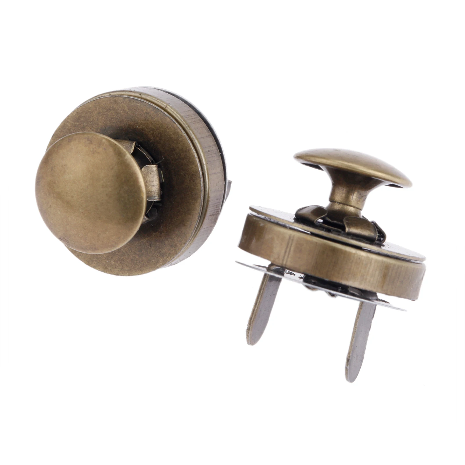 D 18MM 10 комплектов Магнит кнопки магнитные заклепки шпилька кошелек оснастка застежками/застежка для Сумки металлические застежки-кнопки для Костюмы 14/18 мм - Цвет: D 18MM