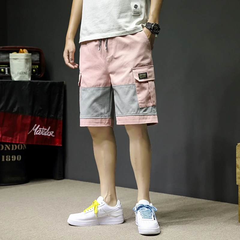 Шорты-шаровары в стиле хип-хоп летние шорты уличном до колена с большими