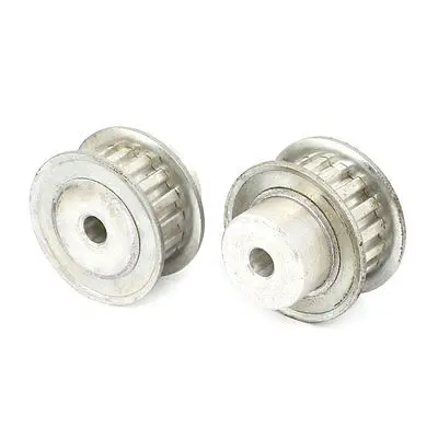 

2 Pcs Stainless Steel XL Type 17T 6mm Pitch 6mm Diameter Bore Timing Belt Pulley