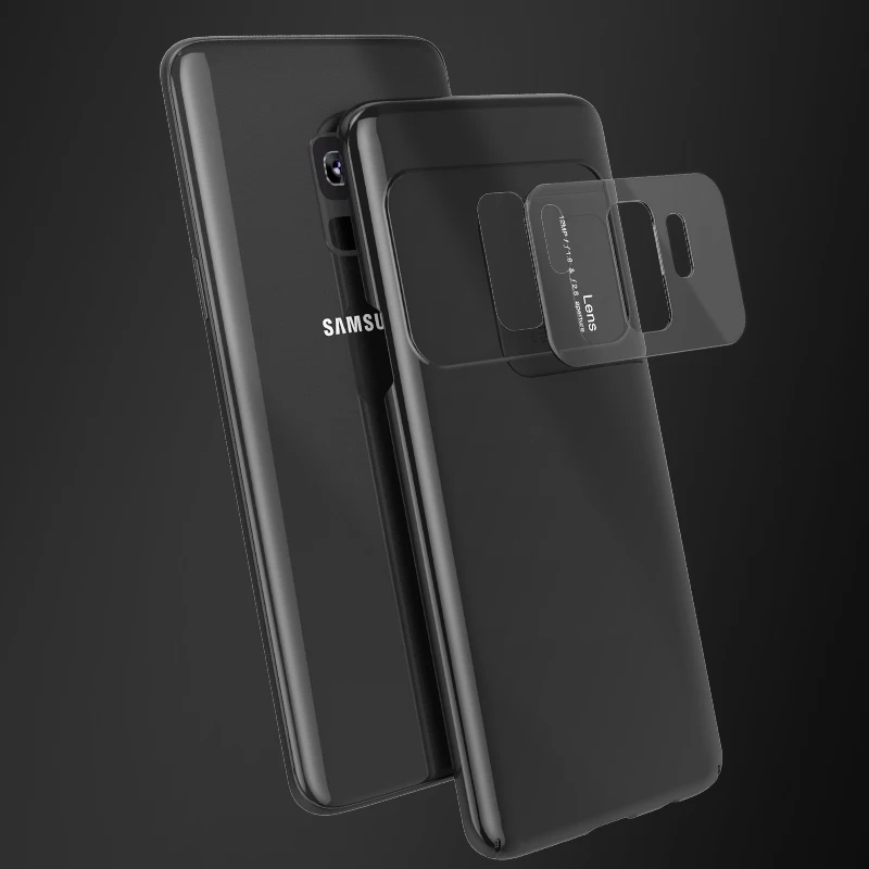 ipngve For Samsung Galaxy S9 PC + Tempered Glass Back Cover Case Protection Plus Phone Bag Fundas Coque |
