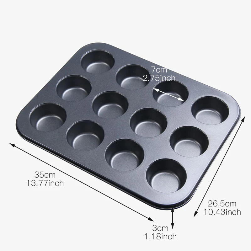Непрерывная круглая форма для торта Yiwumart 12 кухни выпечки Fondant Cupcake украшения