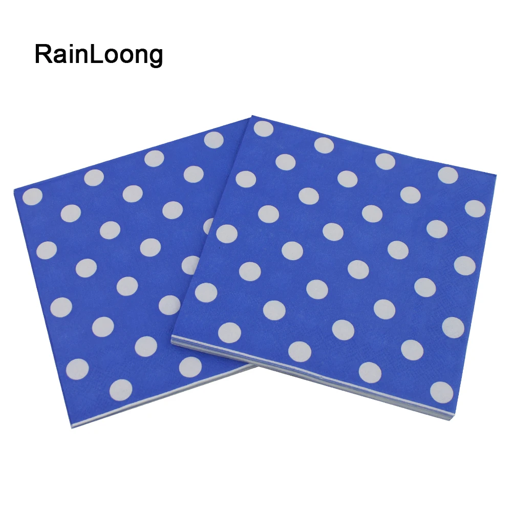 [RainLoong] в горошек Бумага салфетка Para Festas & вечерние ткани мультфильм поставка