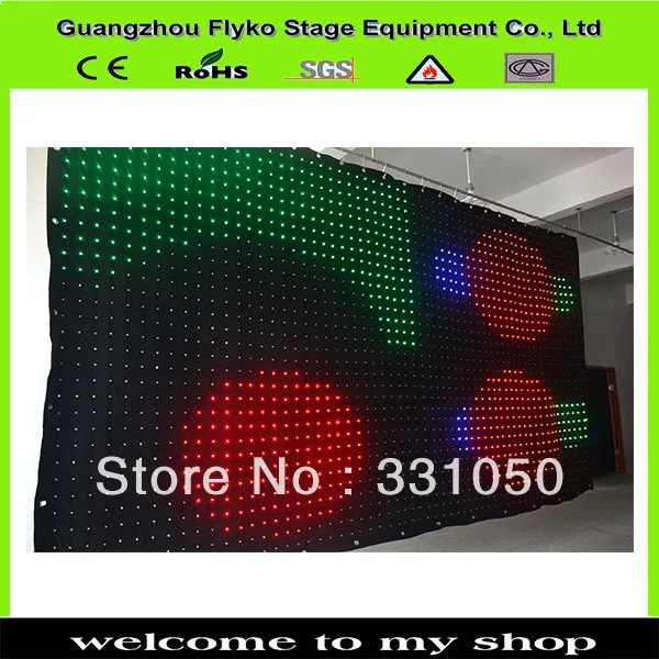 Тканевый светодиодный фон для видеосъемки|led stage backdrop|clothe ledled |
