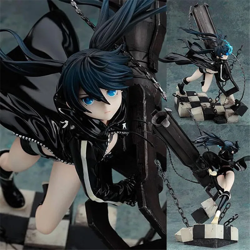 J Ghee Black Rock Shooter работает анимация версия 1/8 Масштаб Окрашенные ПВХ фигурка