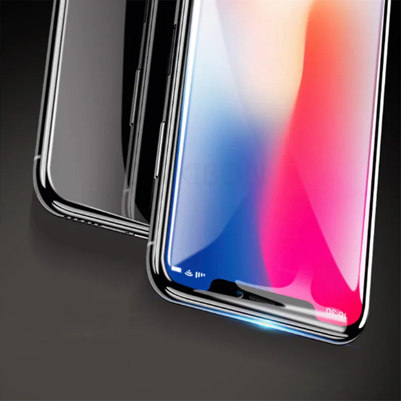 9D полное покрытие закаленное стекло для iphone 6 7 6s 8 plus XS max XR Защитное стекло для экрана для iphone X XS 8 7 защитное стекло