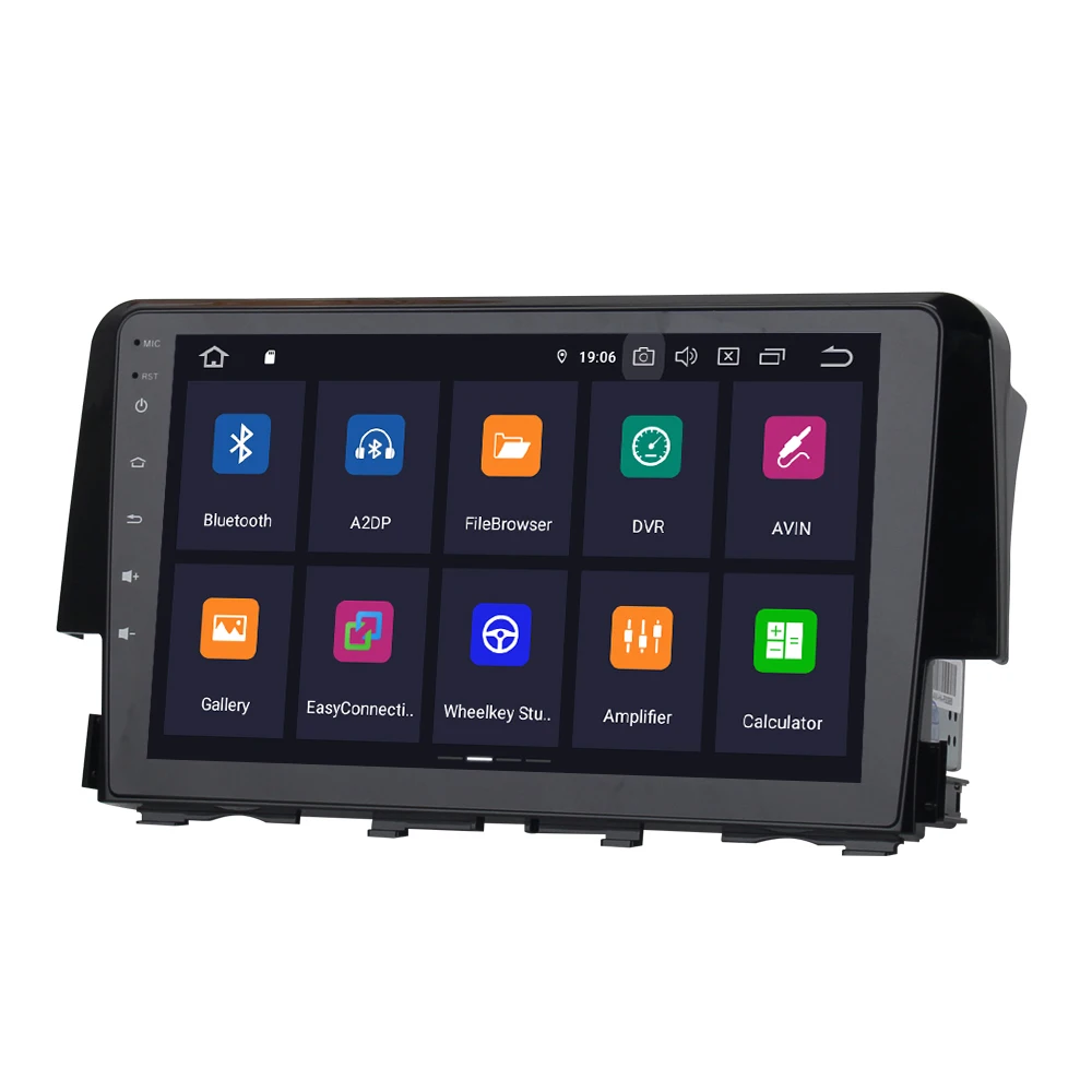 Автомагнитола PX6 2 Din Android 9 0 GPS-навигатор для Honda CIVIC 10 2015 2016 2017 2018 DSP 2.5D IPS экран 4 Гб + 64