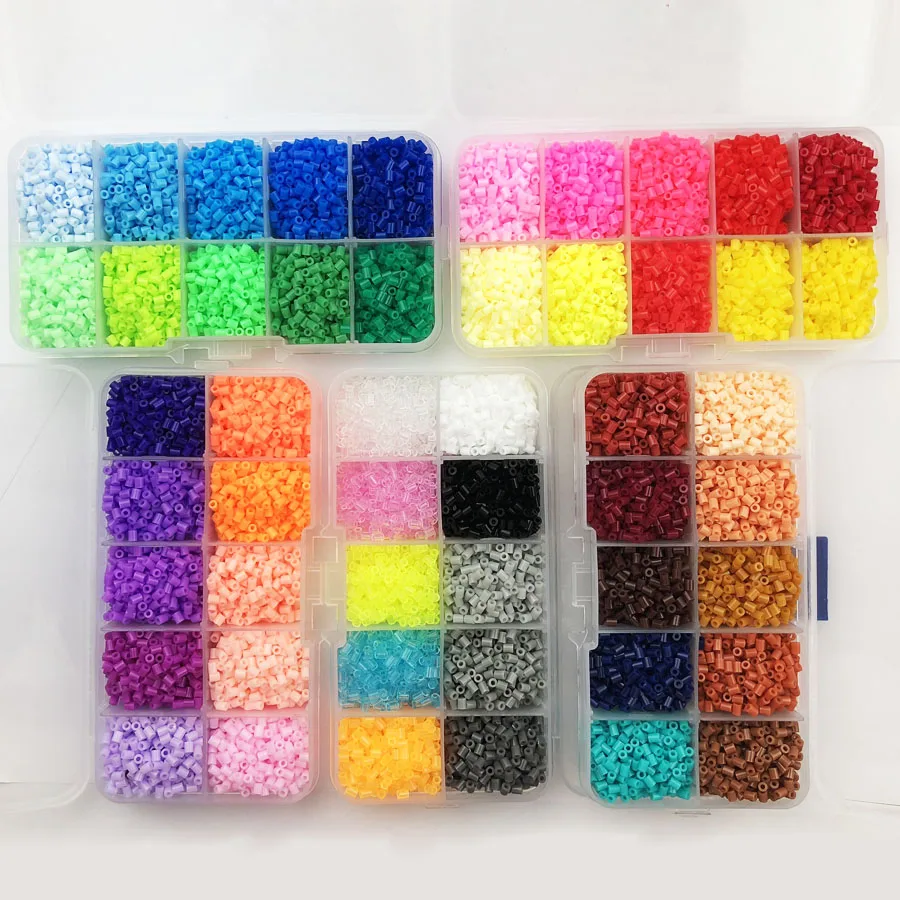 2 6 мм упаковочная коробка для бисера Hama бусины perler PUPUKOU обучения детей