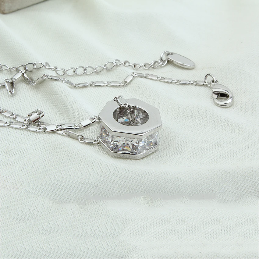 Новейшее цилиндрическое ожерелье с подвесками кубиками для женщин чокер со