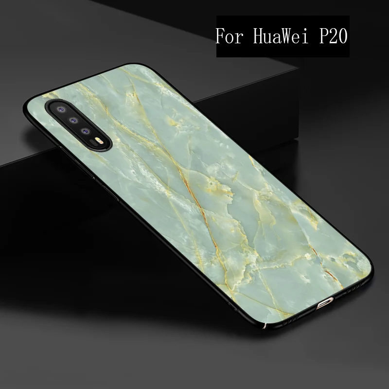 Для Huawei P20pro P20Lite P20 Мрамор деревянный Стекло зерна шаблон телефона чехол для Mate9 10