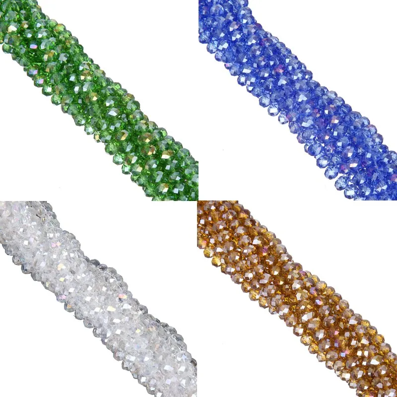 Высокое качество AB цветные хрустальные стеклянные бусины конфетного цвета