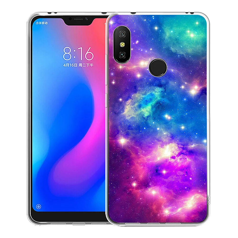 Мягкий силиконовый чехол для телефона IYICAO Fantasy Nebula Space Stars Xiaomi Mi 9 8 SE 6 A1 A2 Lite F1 MIX2S MIX3