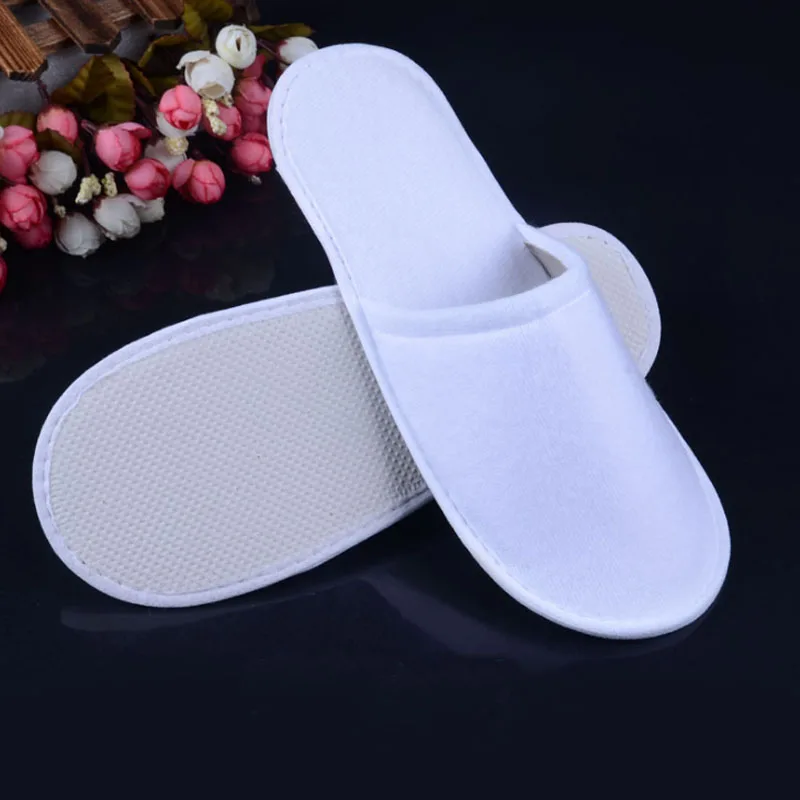 Winter Ladies Slippers Plush Women's Home Warm Couple Bedroom Shoes Hotel Disposable Unisex Large Size 28*11CM | Обувь