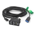 USB Aux-выключатель, гнездо провода, кабель для BMW E46 2002-2006 business cd 10pin