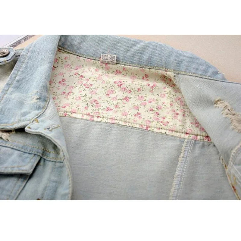 

EORUTCIZ Spring Denim Vest Women Plus Size 6XL Jean Coat Sleeveless Jacket Slim Vintage Waistcoat Autumn Outerwear LM461