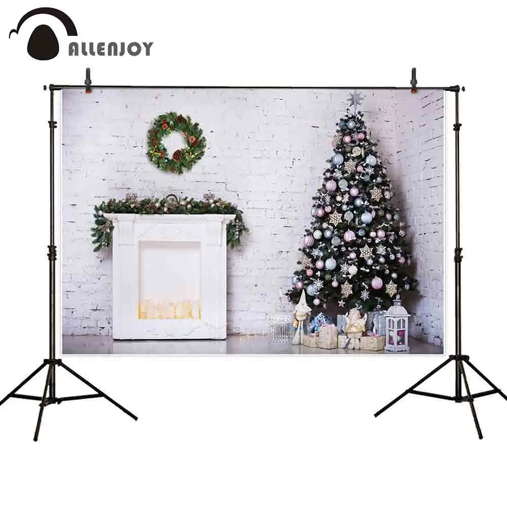 Тонкий Виниловый фон для фотосъемки Allenjoy с изображением рождественской елки