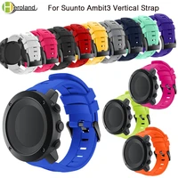 bracelet band for suunto ambit 3 vertical watch band silicone replacement wristband for suunto traverse alphaspartan watchstrap