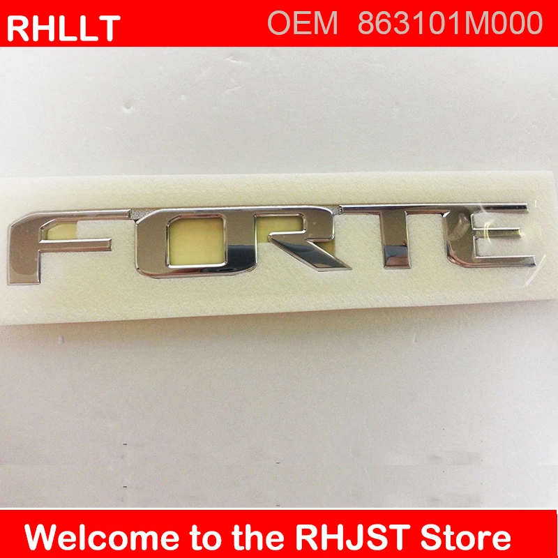 Для Киа церато Форте Koup OEM подлинный FORTE Логотип Эмблема для багажника