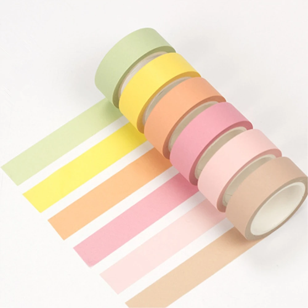 Декоративная клейкая лента для скрапбукинга сделай сам 12 цветов мятно зеленый 5