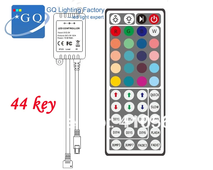 

RGB 12 5050 SMD 300 /5 60 / + 44Key - + 60