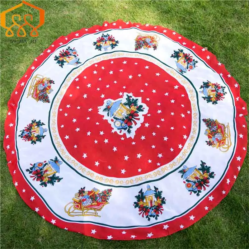 

Summer Round Beach Towel Chiffon Scarf Sunscreen Shawl Yoga Mat Blanket Sleeping Pad Christmas Pattern Printing Beach Towels