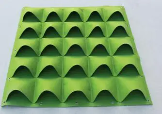 25 pockets flat Pocketgarden подвесные горшки для растений, настенный горшок, вертикальные садовые цветочные горшки и кашпо, подвесные горшки для цветов, Садовые принадлежности - Цвет: 25 pockets flat