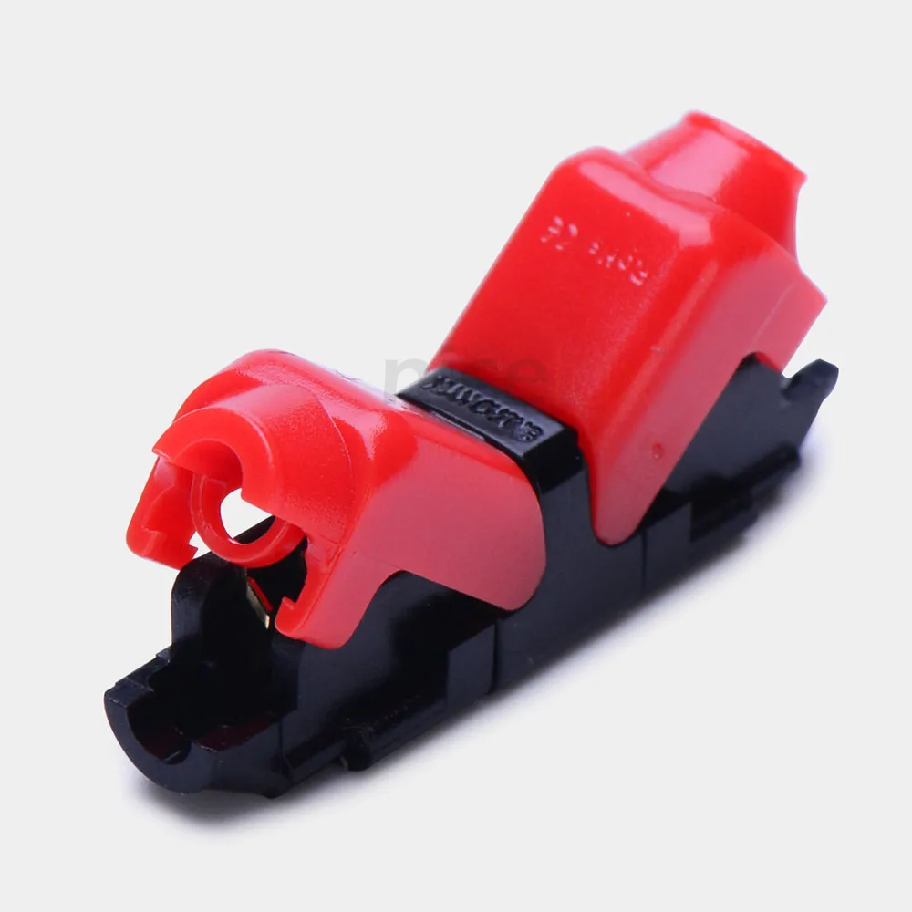 5 шт. I shape Быстрый Сращивание провода проводки электрический разъем для 1 Pin AWG22-20 для светодиодов ленточный кабель обжимные клеммные блоки проводник