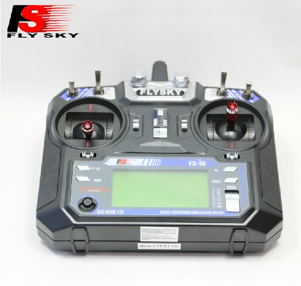 Пульт дистанционного управления Genuine Original 2.4G Flysky 6CH FS-i6 со встроенным радиоприемником iA6 для управления RC самолетами, вертолетами и мультироторами.