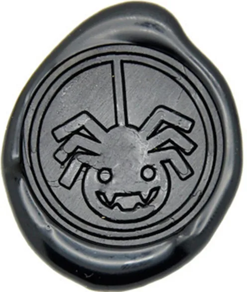 Винтаж милый паук изображение на заказ логотип Свадебное приглашение воск