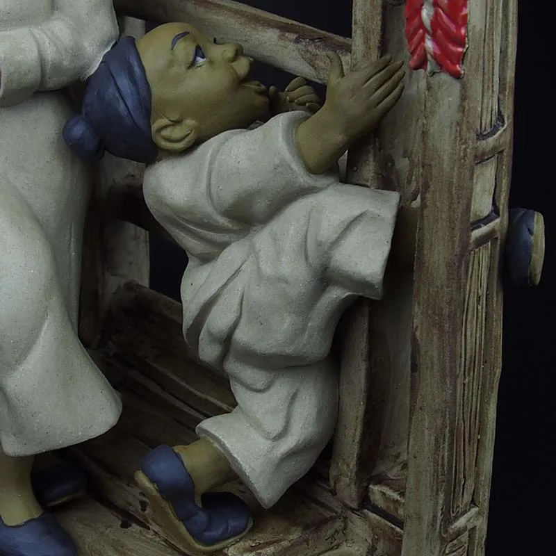 Folk Art Ceramic Traditional Chinese Daily Life Figurine Collection Vivid Handcraft for Home Decoration SYXL001 | Дом и сад