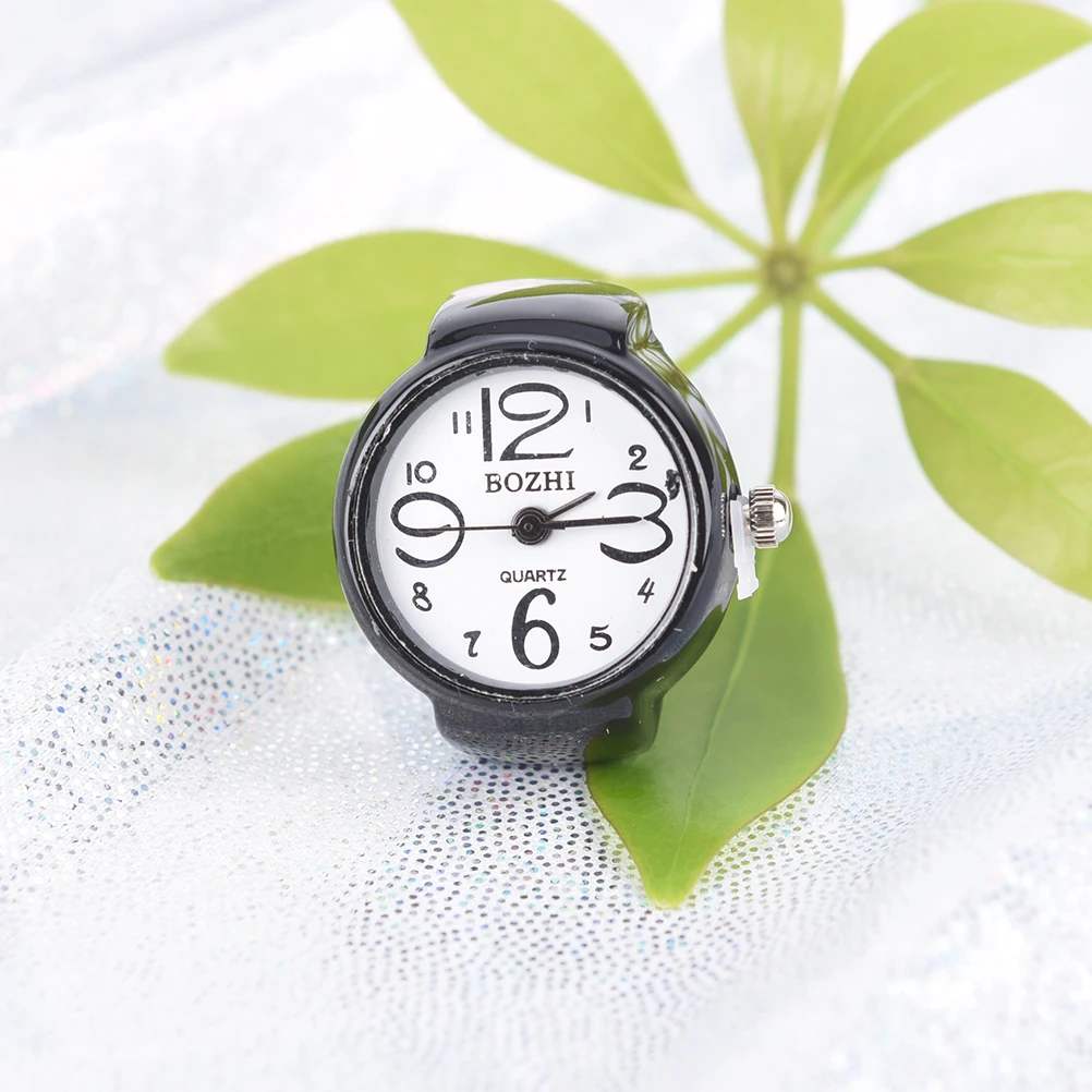 1 шт. модные наручные часы Аналоговые кварцевые унисекс с кольцом креативные