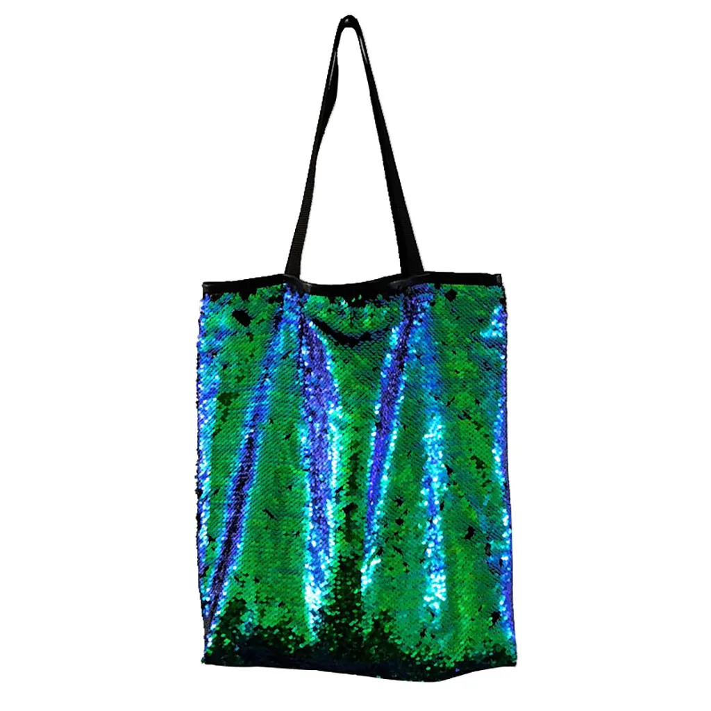 luxury handbags women bags designer crossbody bags Women Sequins Colorful Shoulder Bag Princess Shopping Bling Handle Bag J19