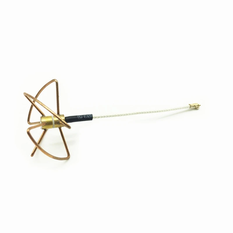 Всенаправленная антенна HGLRC 5 8G 2.0dBi 2.5dBi 4 листика клевера FPV IPX Pigtail 6 см для моделей