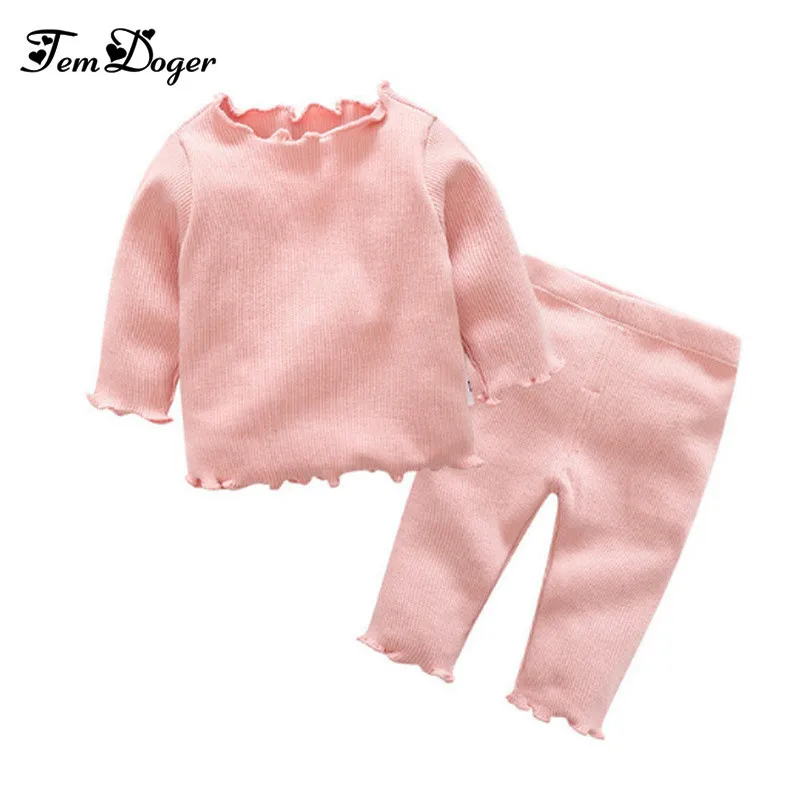 Комплект одежды для девочек Новинка Сезон осень зима Вязаный свитер с круглой