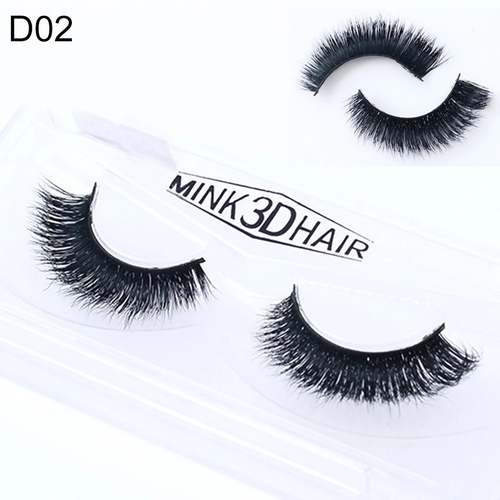 Профессиональный реальная 3D норки Мягкие Длинные Естественный объем Макияж