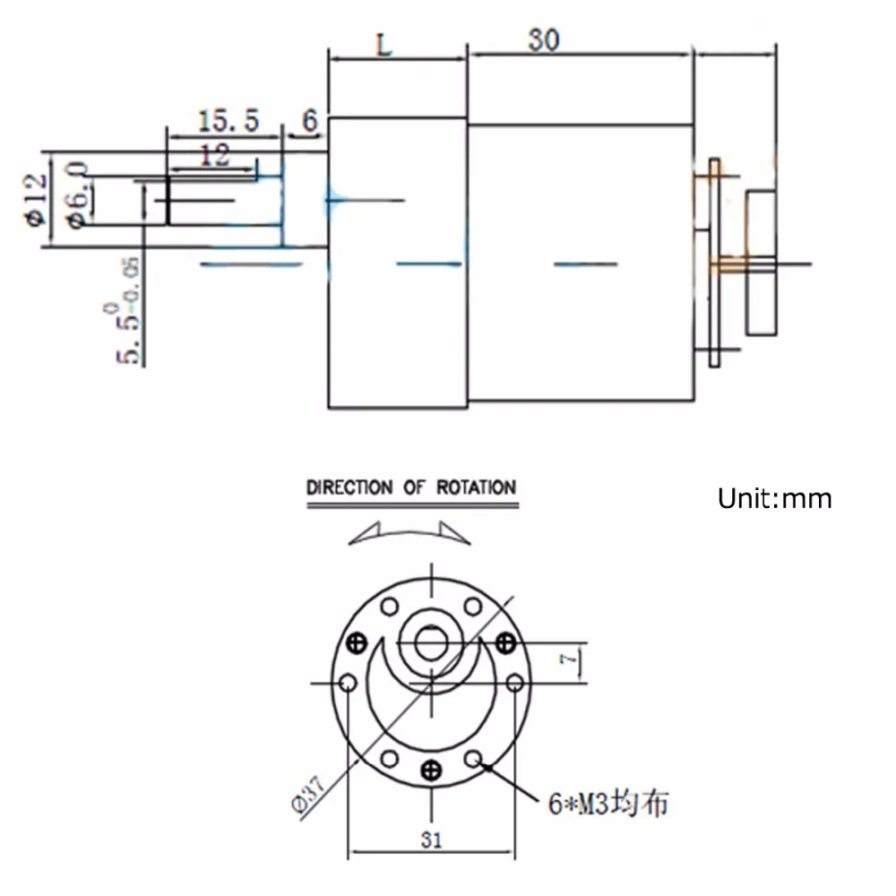Bringsmart JGB37-3530B 12V DC Motor Gear Encoder 6-1600rpm Micro Speed Measuring High Electric | Обустройство дома