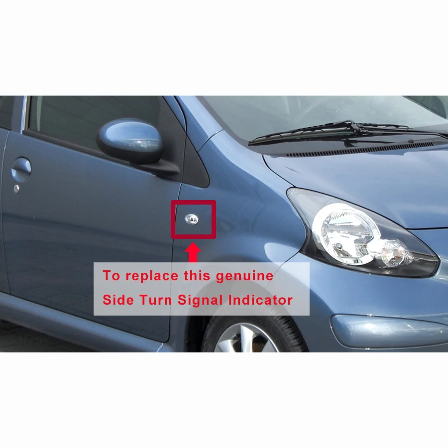 Для TOYOTA Aygo AB10 AB40 ProAce Verso Динамический светодиодный боковой повторитель мигалка
