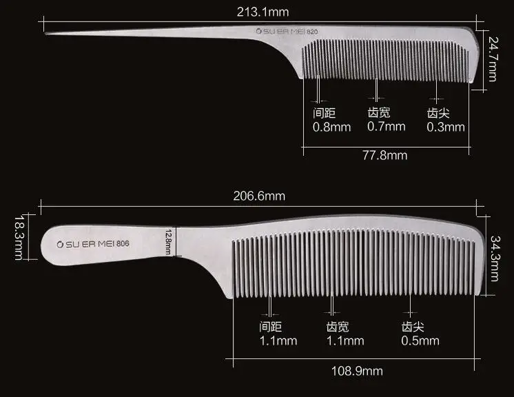 

Hot Hairdressing Tools Professional Barber Cutting Comb Haircut Comb