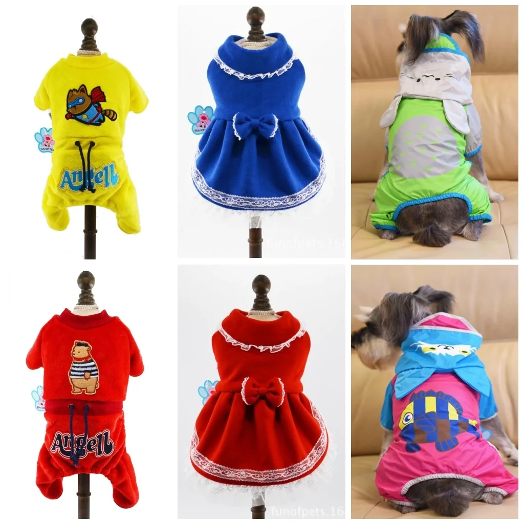 Дешевая распродажа Комбинезоны для домашних животных собак жилет кошек платье