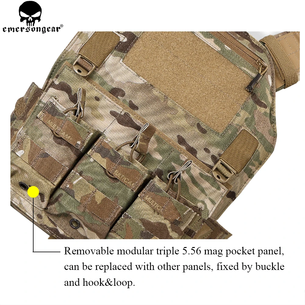 Жилет EMERSONGEAR Molle 420 Охотничий военный Пейнтбольный тактический жилет нагрудный