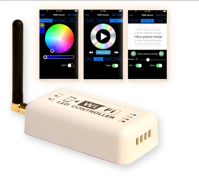 ZJ WIFI 370RGB светодиодный контроллер Индивидуальный режим 16 миллионов цветов
