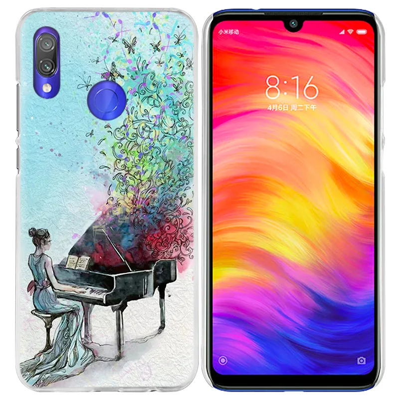 Чехол для телефона с надписью Love Music Piano для Xiao mi Red mi Go Note 7 6 6A Pro S2 5 5A 4X mi A1 A2 9 mi x 3 5G 8 lite Play F1
