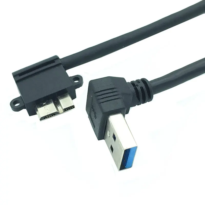 25 см USB 3 0 A 90 градусов вниз угол штекер микро B мужской левый короткий кабель |
