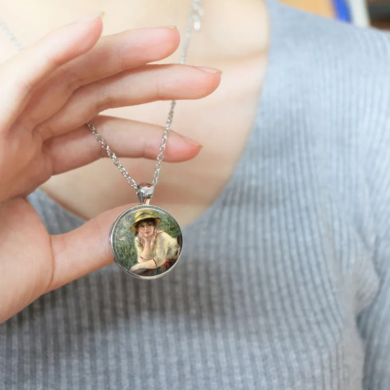 Ренуар ожерелье Стекло по индивидуальному заказу завтрак гребцов вечерние