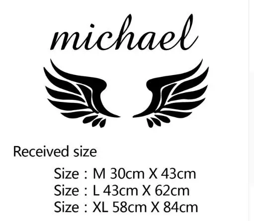 Персонализированная Настенная Наклейка с именем ребенка на заказ наклейка для