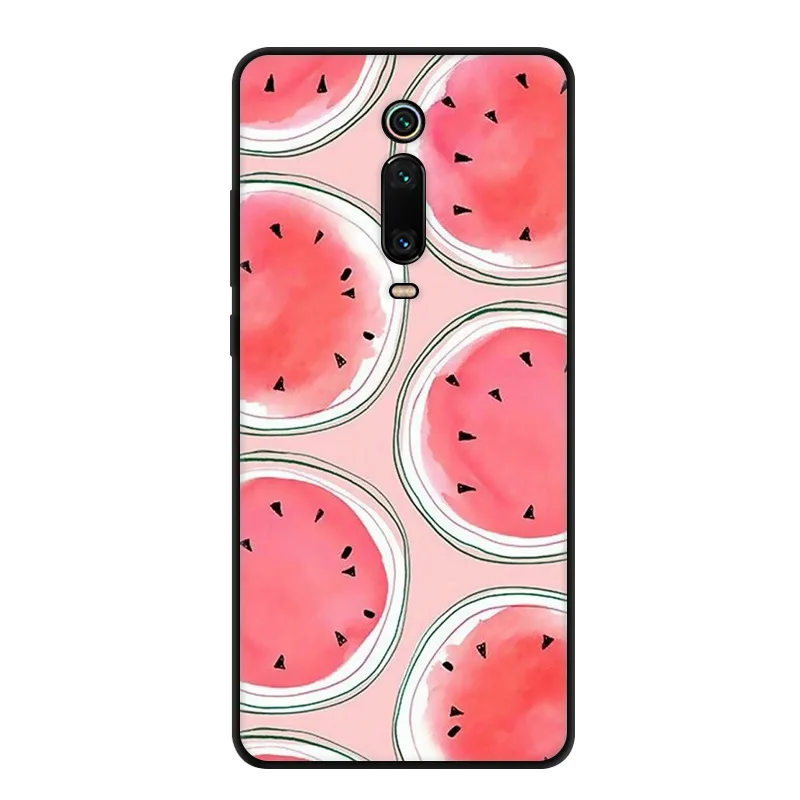1 For Xiaomi Mi 9T Case Mi 9T Pro Cartoon Printed Soft Black Bumper Silicone TPU Cover For Xiaomi Mi 9T Pro mi9T 9 T Phone Cover - Цвет: 1