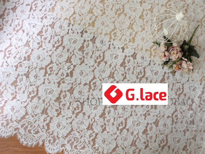 Хлопковая кружевная ткань ice 3 м/лот wide1.5 м сделай сам для свадебного платья