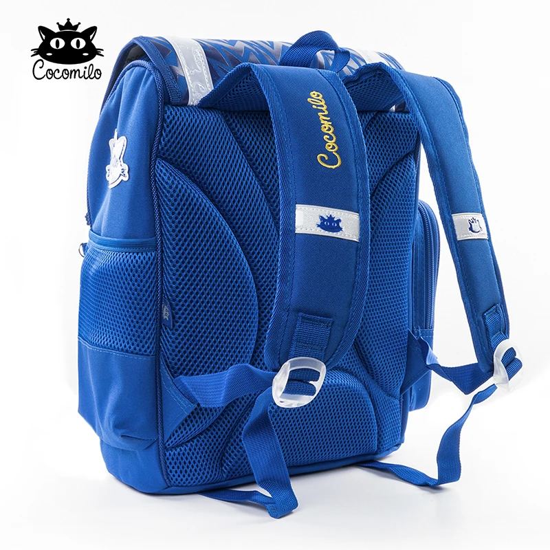 Cocomilo Brand Fighter pattern School Bag Orthopedic School Backpack Satchel for Boys Children Reflective Mochila Infantil Cheap