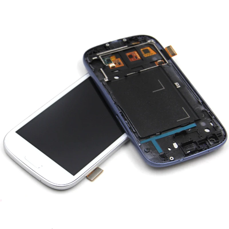 ЖК дисплей сенсорный экран для samsung Galaxy S3 GT i9300 телефон дигитайзер сборка запасные
