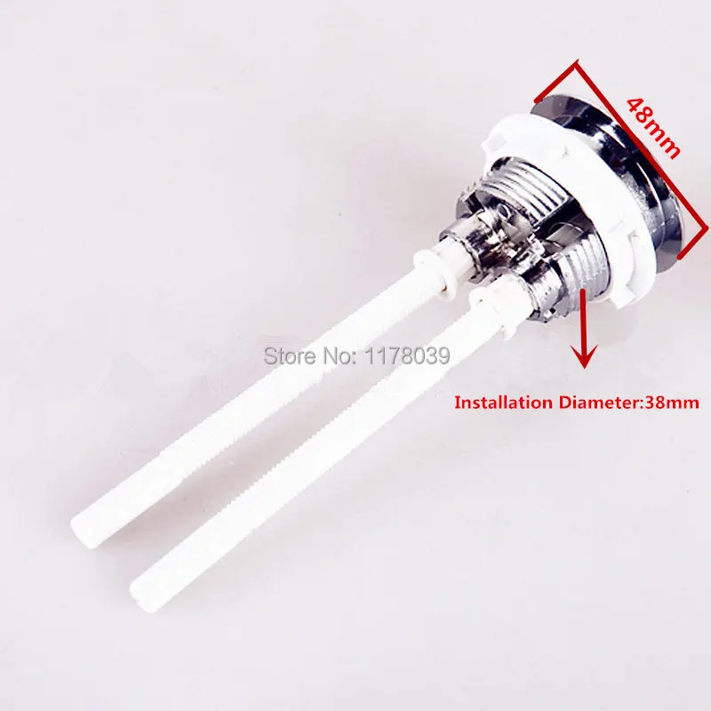 10 шт. круглые кнопки для унитаза из АБС пластика|toilet push button|toilet flush buttondual button |